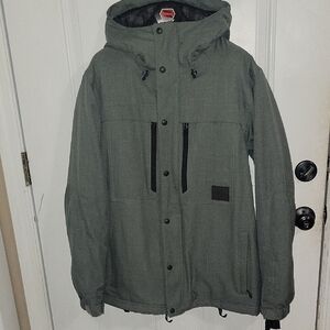 Mens Large Oneill Winter Ski Snowboard  Jacket Insulated